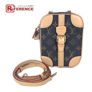 LOUIS VUITTON Valisette Vertical Crossbody Bag Clutch Handbag Shoulder Brown
